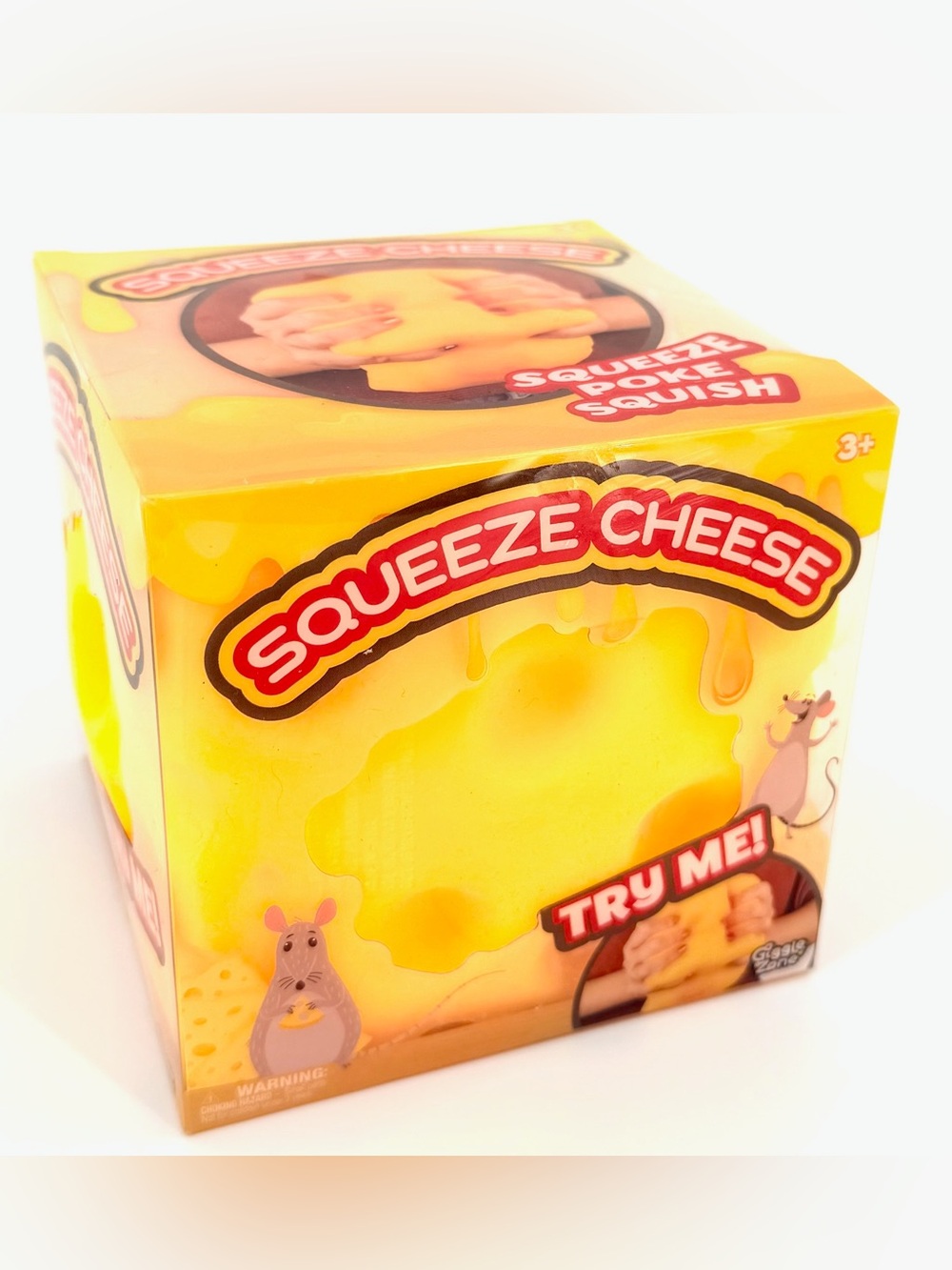 Sunny Days Squeeze Cheese Squishy Sensory Fidget Toy NEW